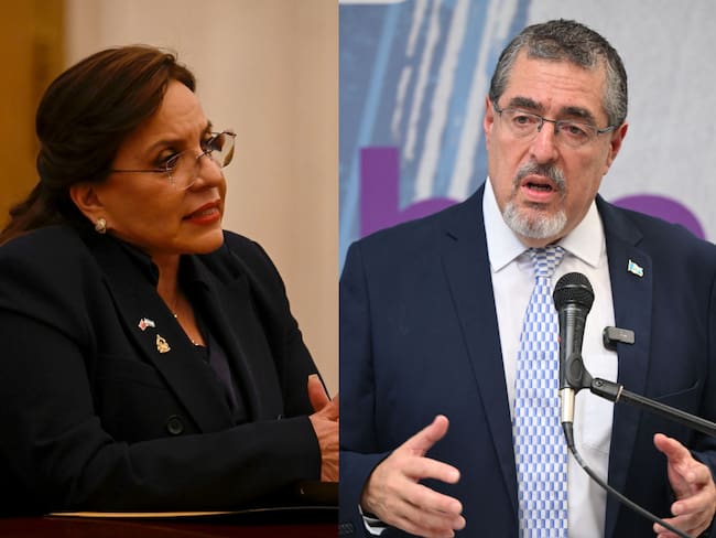 Xiomara Castro, presidenta de Honduras y Bernardo Arévalo, presidente electo de Guatemala | Fotos: GettyImages
