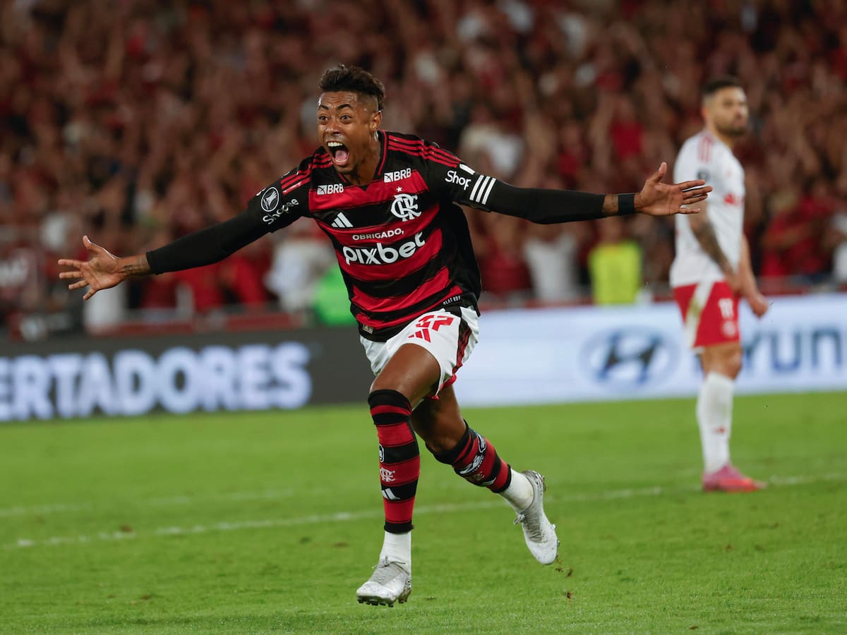 Flamengo venció 1-0 a Internacional en el juego de ida de octavos de final de la Copa Libertadores
