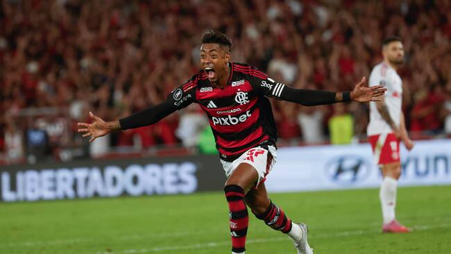Flamengo venció 1-0 a Internacional en el juego de ida de octavos de final de la Copa Libertadores