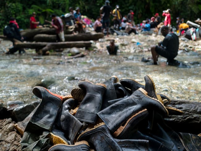 Migración en la Selva del Darién. I Foto: Jan Sochor/Getty Images.