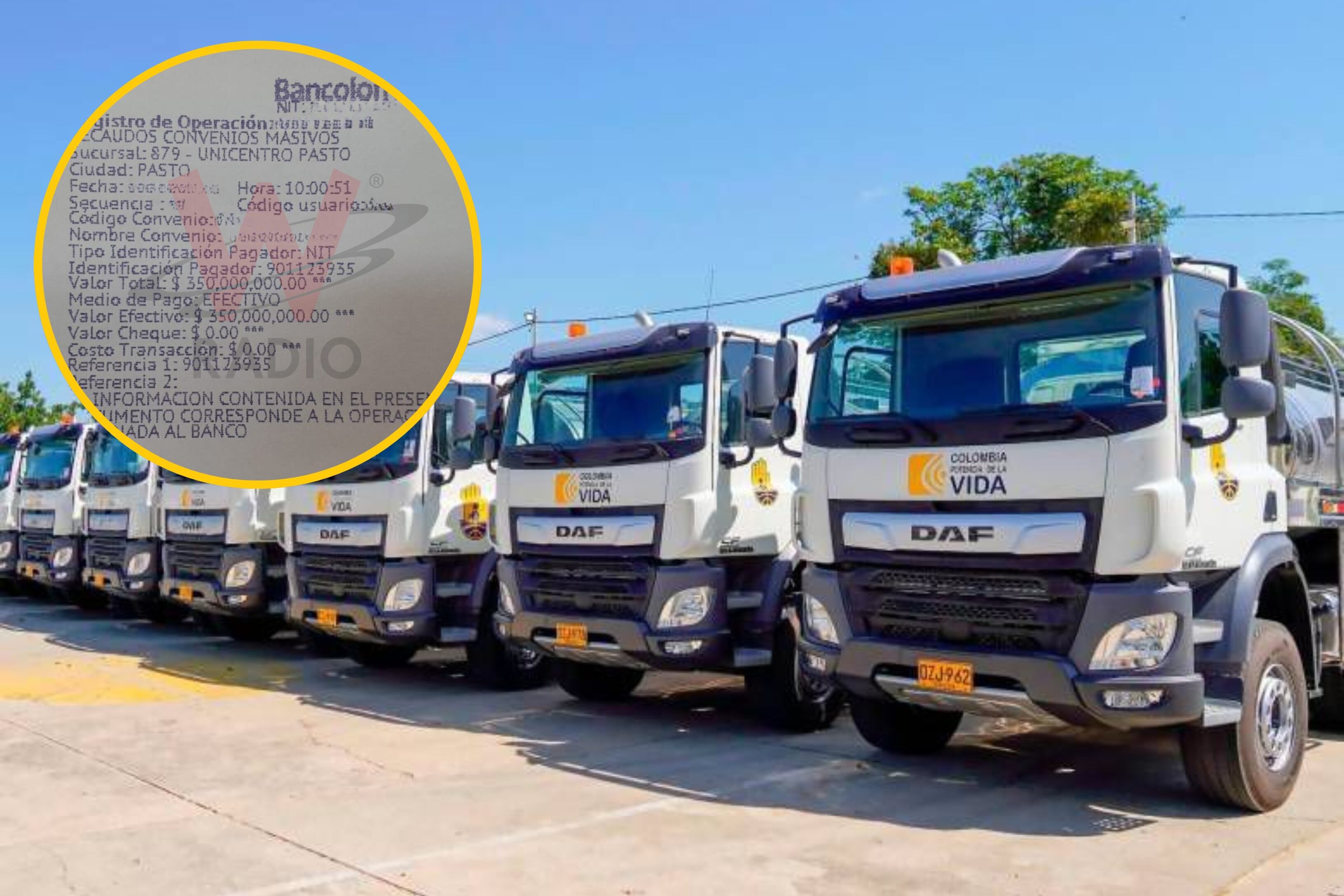 Carrotanques del Gobierno Nacional para llevar agua a varios municipios de La Guajira. Foto: UNGRD