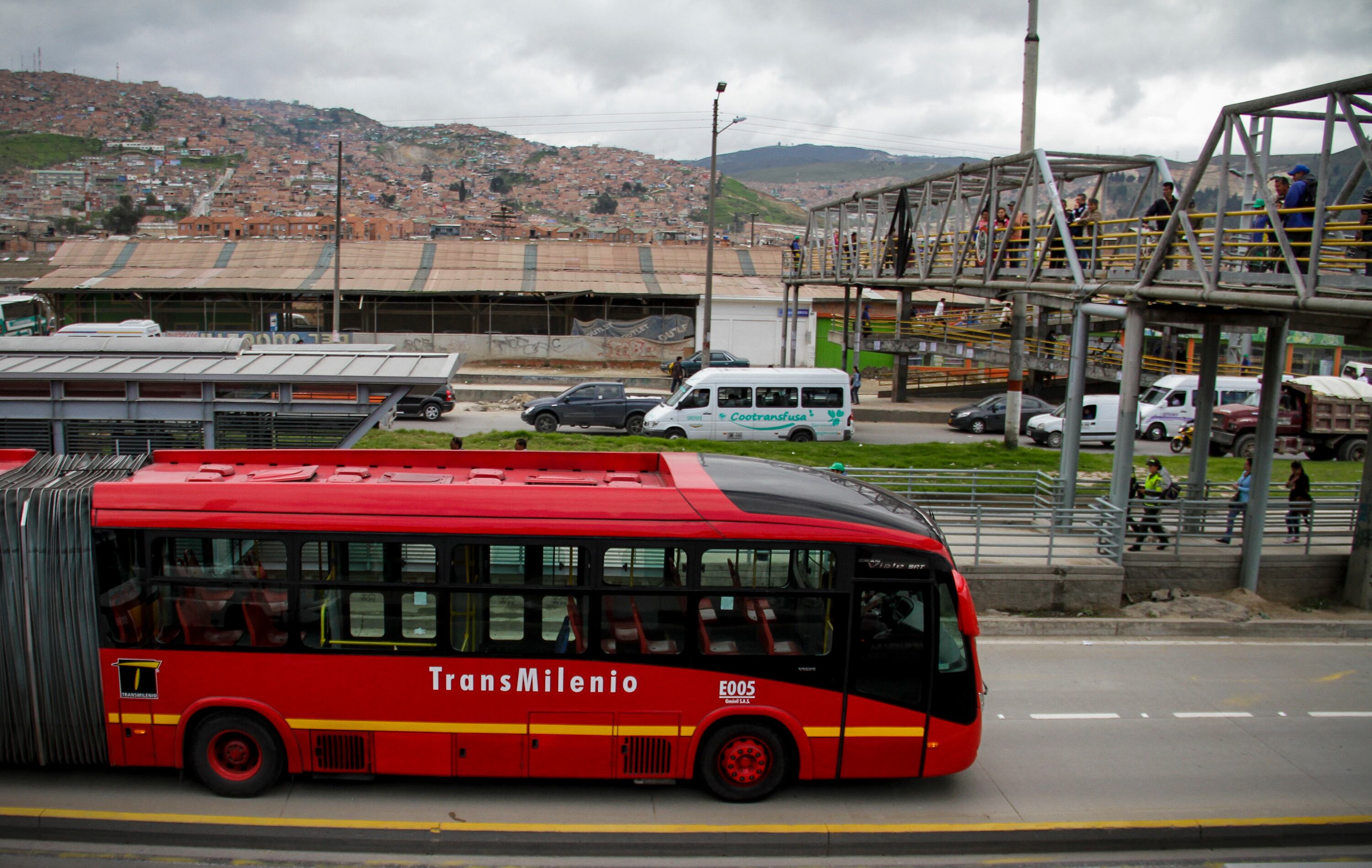 Diciembre 27 de 2013. Soacha. El municipio de Soacha estrenó este viernes las primeras estaciones de Transmilenio que conectaran este municipio con Bogotá. (Colprensa - Mauricio Alvarado)
