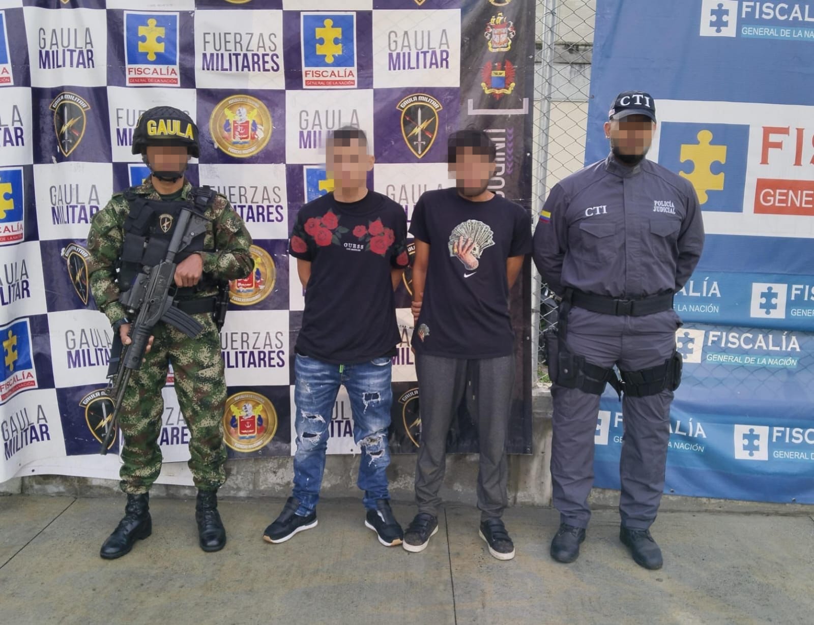 Autoridades rescatan a extranjero y colombiano víctimas de secuestros ‘exprés’. Foto: Suministrada.