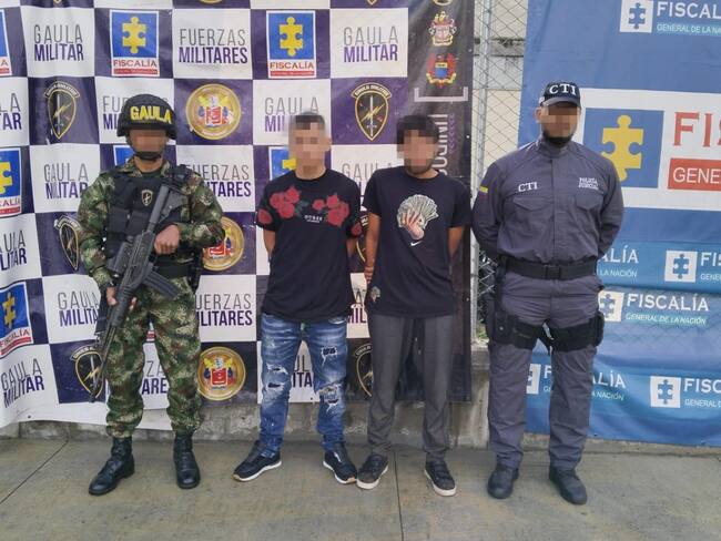 Autoridades rescatan a extranjero y colombiano víctimas de secuestros ‘exprés’. Foto: Suministrada.