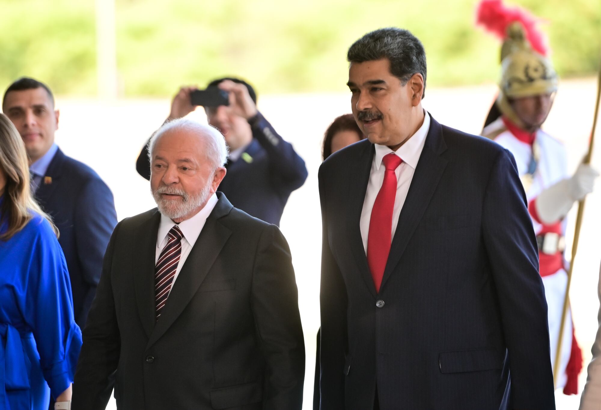 Presidente de Brasil y Venezuela reunidos. Foto: Getty Images