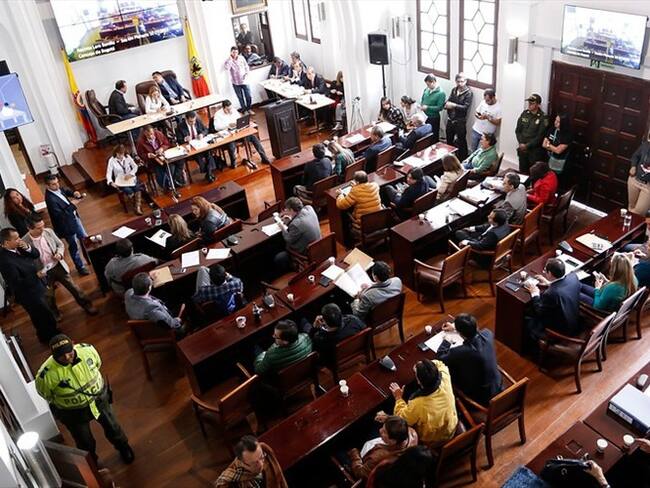 Concejo de Bogotá. Foto: Colprensa