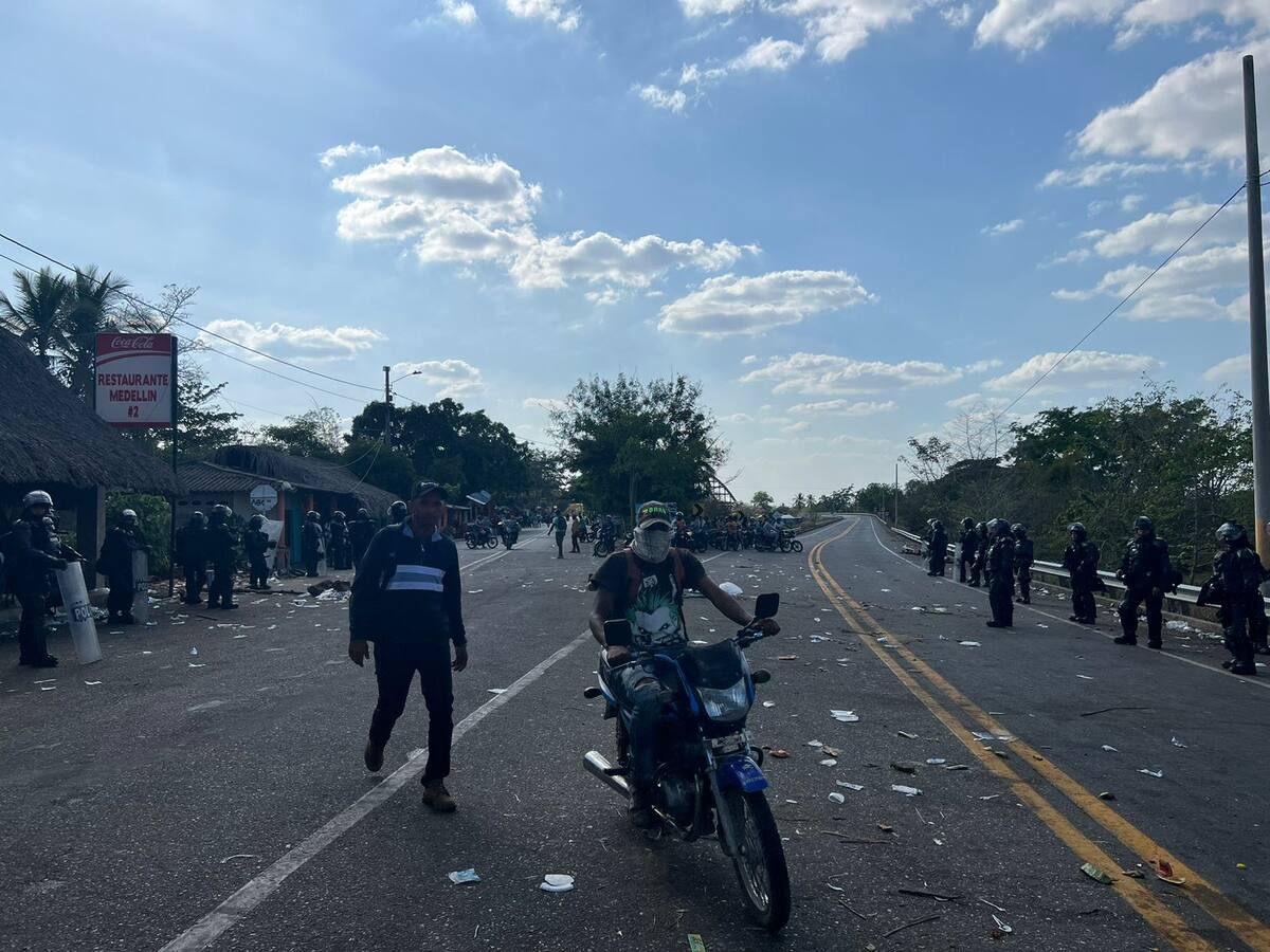 Después de ocho días levantan bloqueo en puente San Jorge, en La Apartada, Córdoba