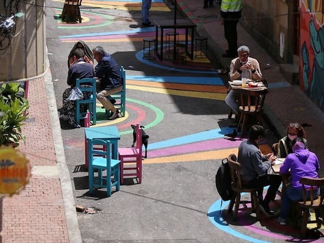 Bogotá a cielo abierto 19 meses después de la reactivación económica. Foto: Colprensa - Camila Díaz