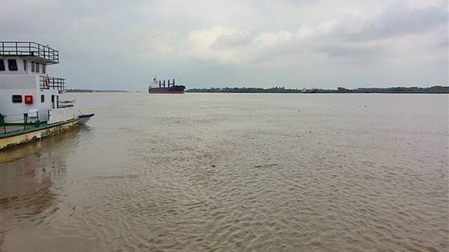 Este miércoles arribará la draga Ulienspiegel al puerto de Barranquilla. Foto: Colprensa