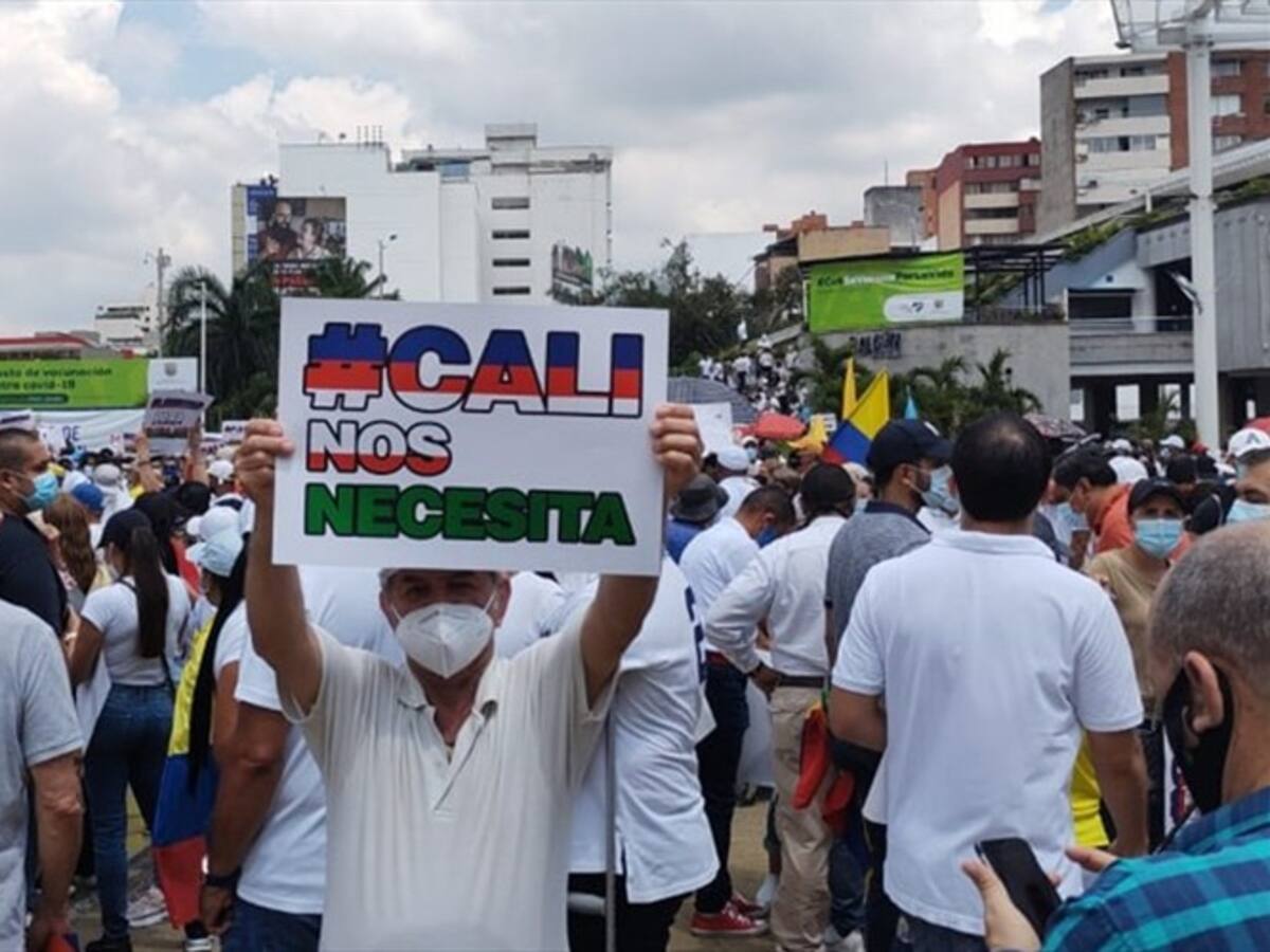 Así fue la multitudinaria 'Marcha del Silencio' en Cali
