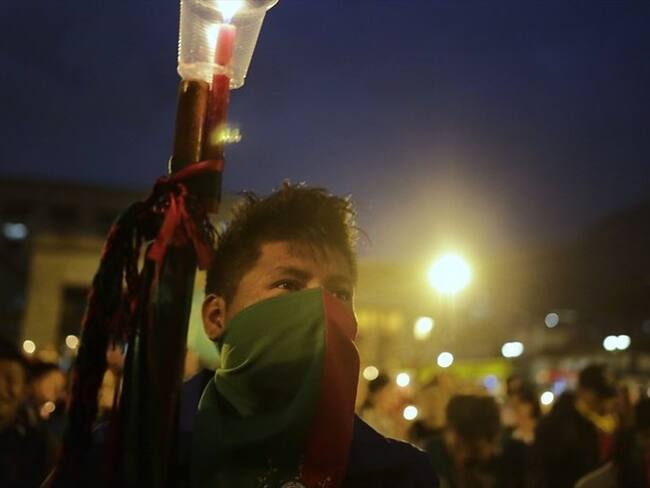 En el escrito, se ofrecen hasta 100 millones de pesos por la vida de los consejeros, gobernadores y coordinadores de la Guardia Indígena. Foto: Colprensa