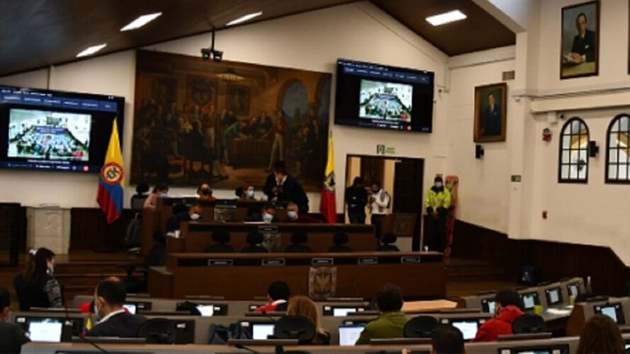Concejo de Bogotá. Foto: Cortesía: Concejo de Bogotá