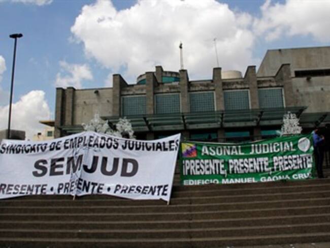 En la foto: paro judicial. Crédito: Colprensa.