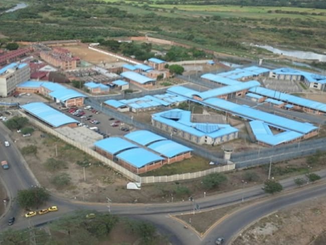 Habilitan patio en la cárcel modelo de Cúcuta para internos con COVID-19. Foto: Colprensa