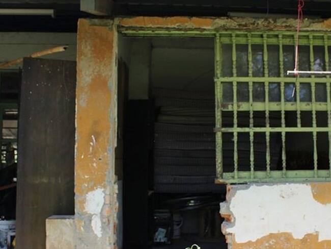 La Personería informó que el lugar estaba en evidente deterioro en su infraestructura y desorden. Foto: Personería