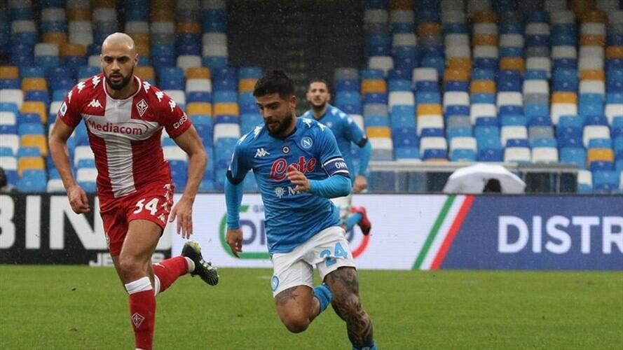 Napoli goleó 6-0 a la Fiorentina por la jornada 18 de la Serie A.. Foto: EFE/EPA/CESARE ABBATE