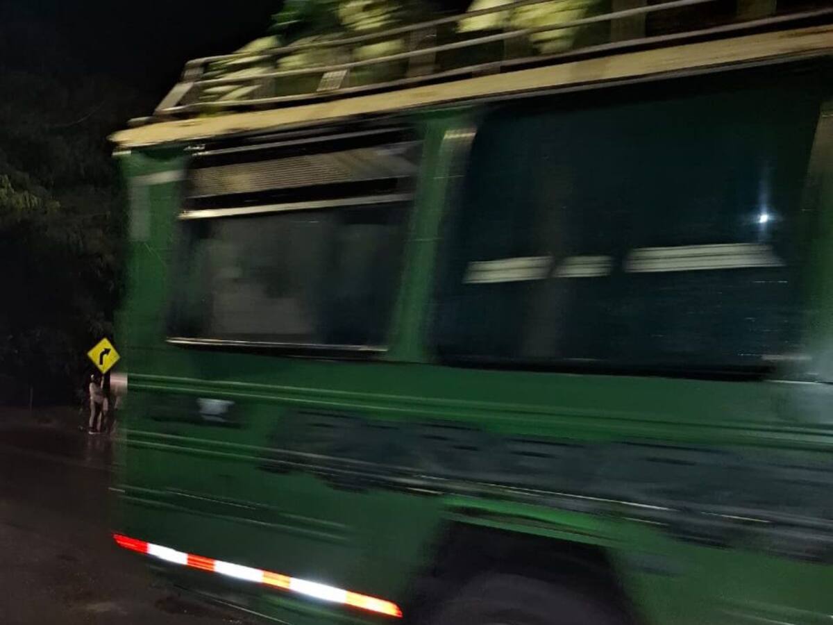 Frustran acción terrorista contra un bus de servicio público en Norte de Santander