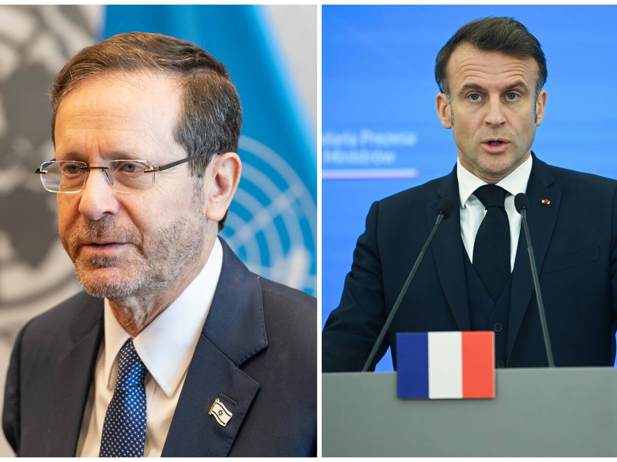 Presidente israelí indicó que la decisión de Macron de reconocer Palestina “no promoverá la paz”