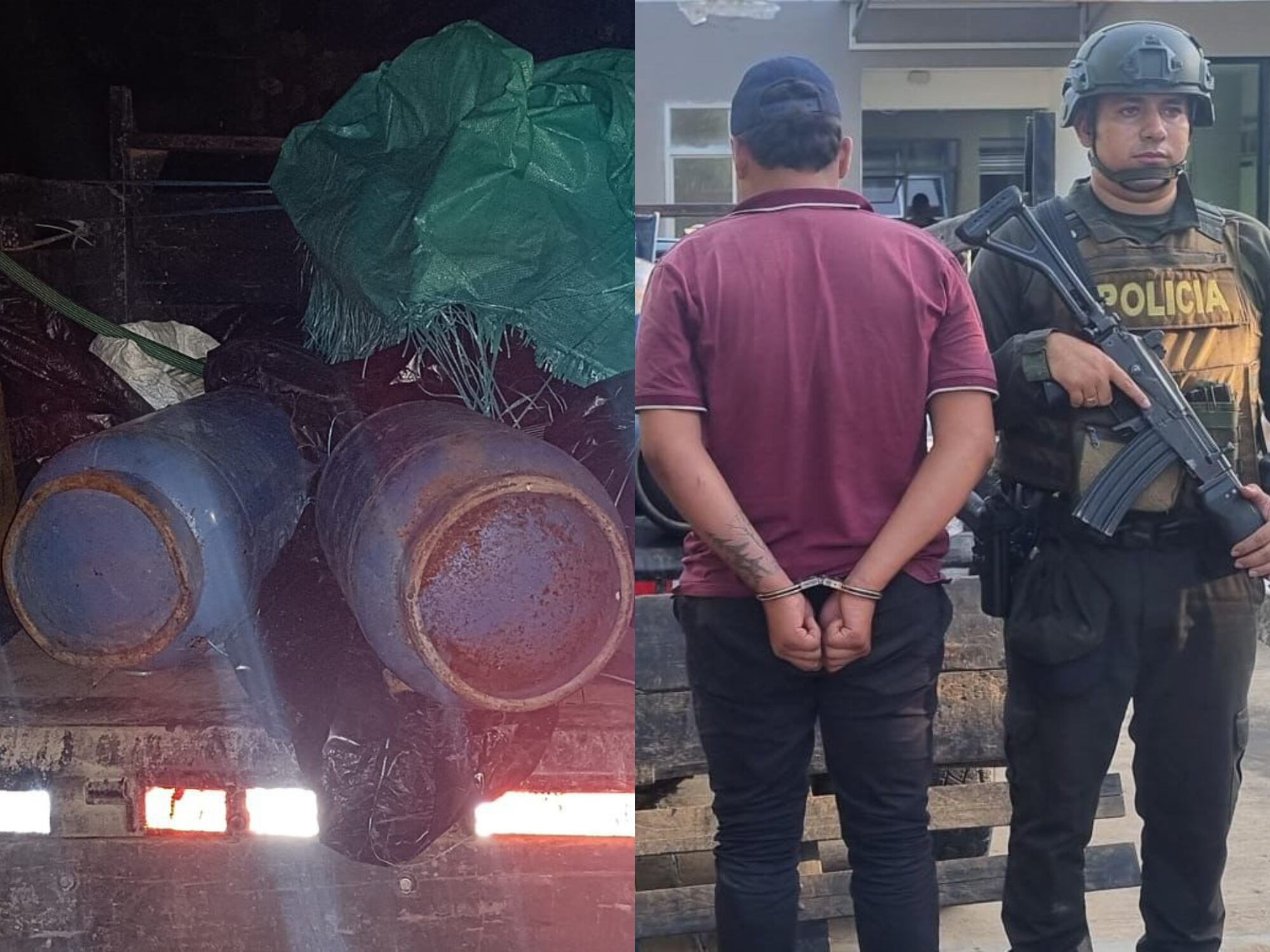 El Ejército frustró un presunto ataque con explosivos en Norte de Santander. Fotos: Ejército Nacional.