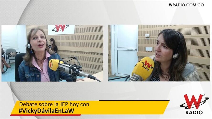 Paloma Valencia habla sobre la JEP. Foto: La WCon Vicky Dávila