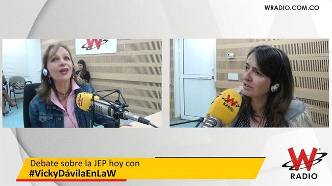 Paloma Valencia habla sobre la JEP. Foto: La WCon Vicky Dávila