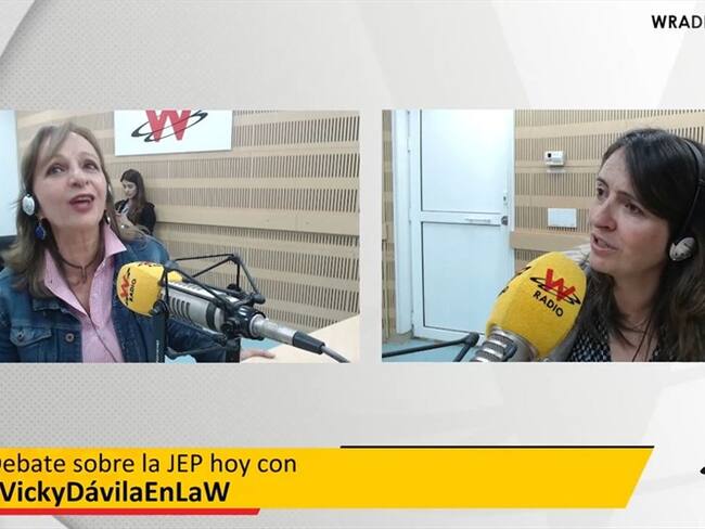 Paloma Valencia habla sobre la JEP. Foto: La WCon Vicky Dávila