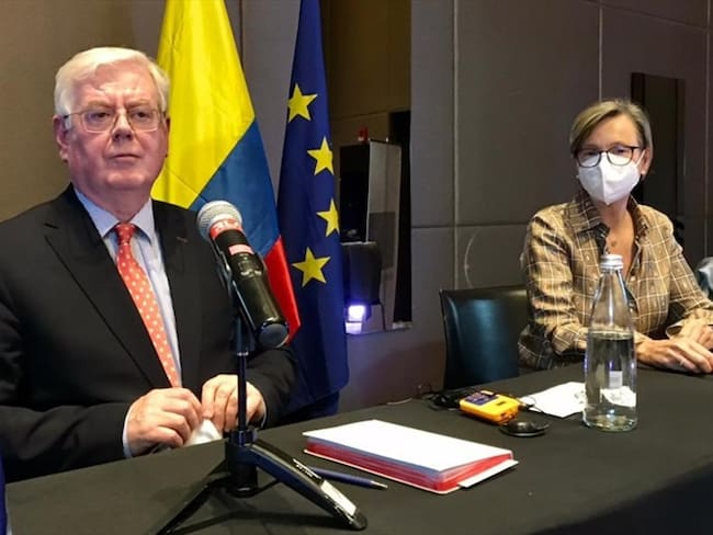 Enviado Especial de Unión Europea preocupado por muertos en manifestaciones. Foto: Cortesía: Embajada de la Unión Europea en Colombia