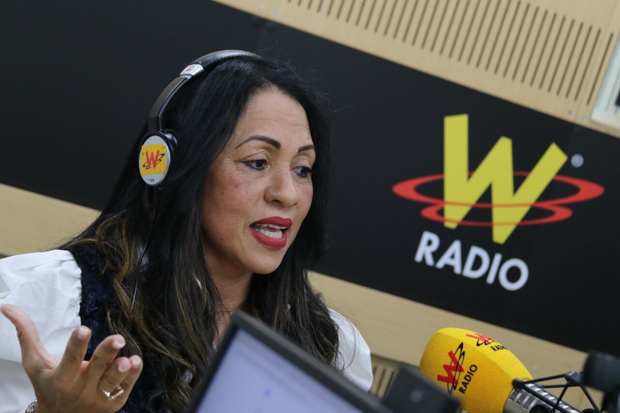 Marelen Castillo, formula vicepresidencial de Rodolfo Hernández. Foto: Redacción W Radio.