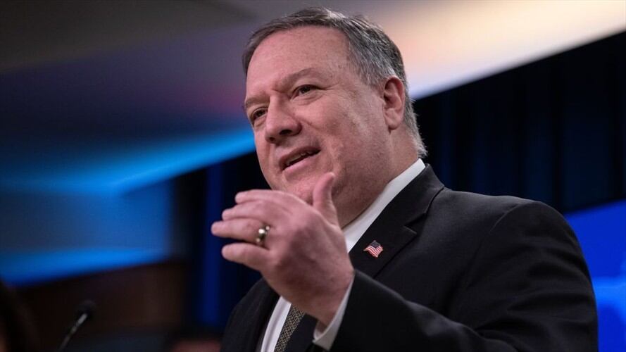 "Como todas las dictaduras de la historia, ninguna mentira es demasiado obscena en tanto sirva a las ansias de poder del partido: Mike Pompeo. Foto: Getty Images