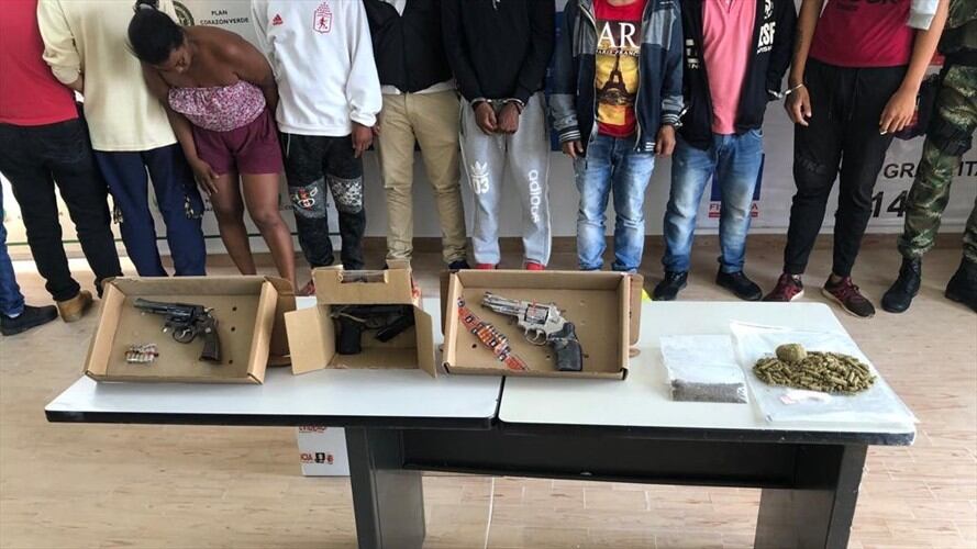 Las autoridades advirtieron que utilizaban menores de edad para la comisión de los ilícitos. Foto: Fiscalía