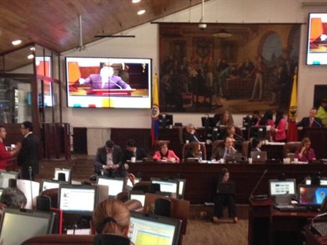 Concejo de Bogotá. Foto: Twitter: @German_garciaM