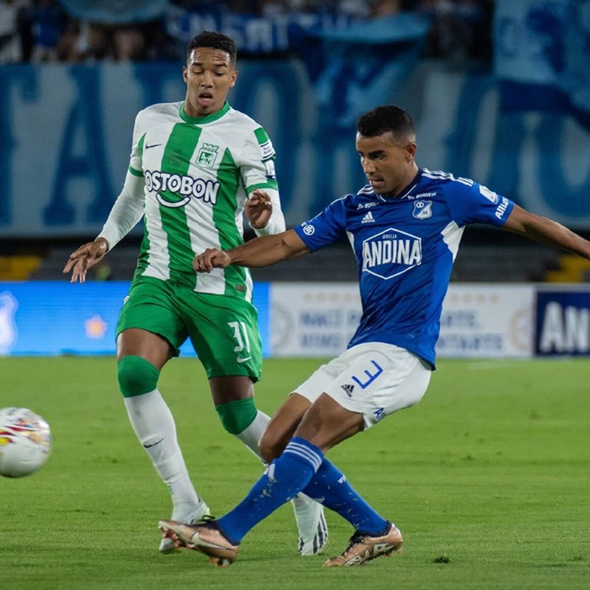 Millonarios y Nacional empataron 1-1 en El Campín: la final de Copa se decide en Medellín