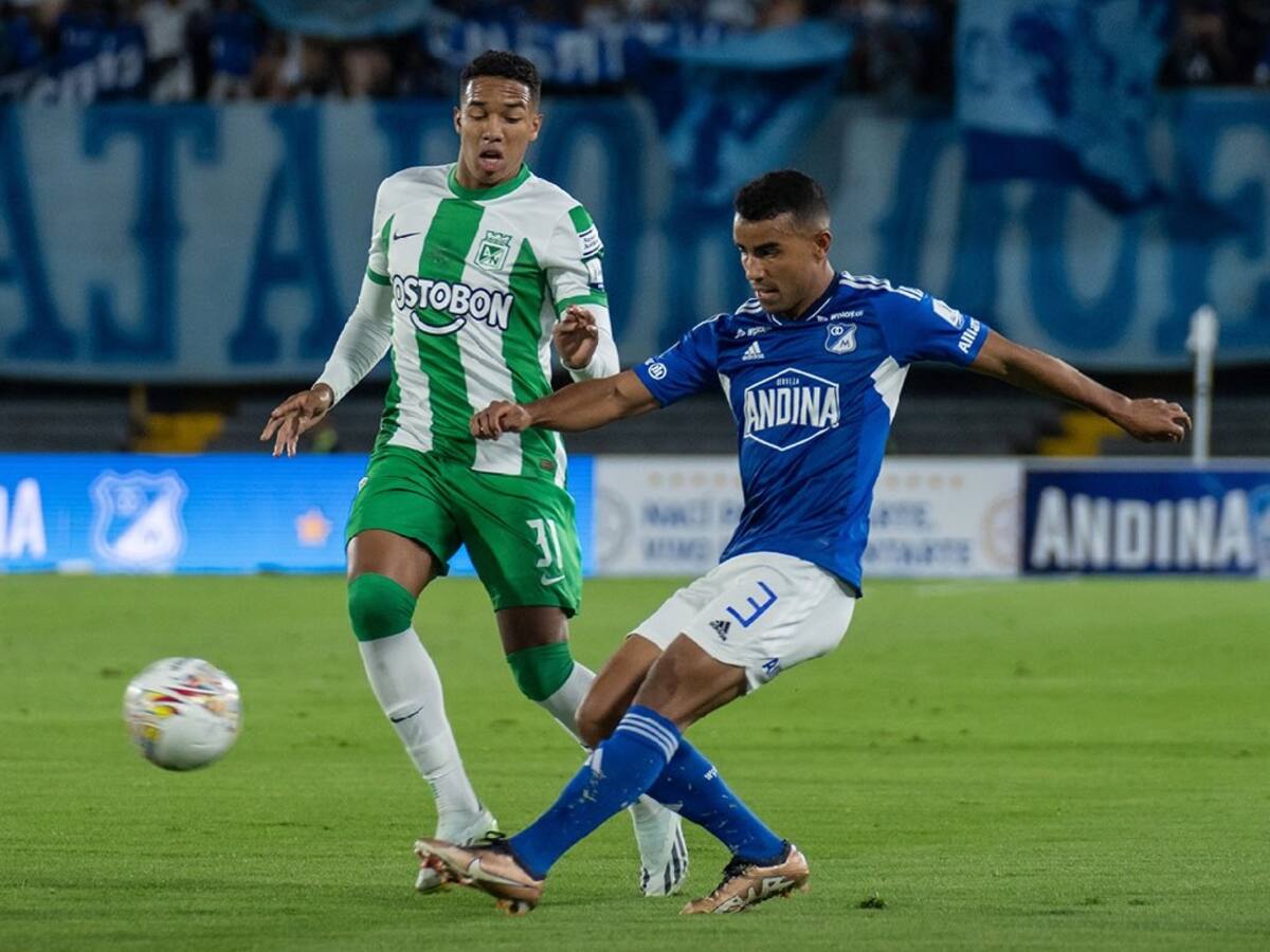 Millonarios y Nacional empataron 1-1 en El Campín: la final de Copa se decide en Medellín