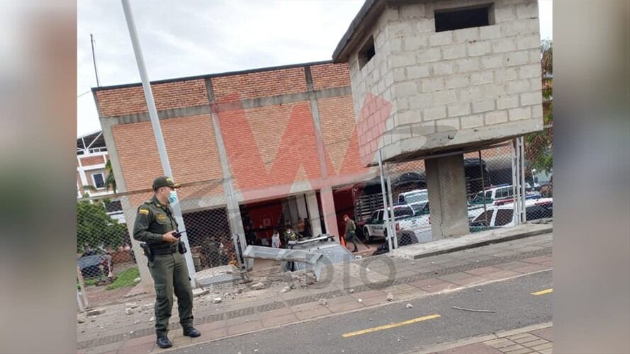 Reportan un atentado contra la estación de la Policía de Juan Atalaya, en el sector norte de Cúcuta. Foto: W Radio