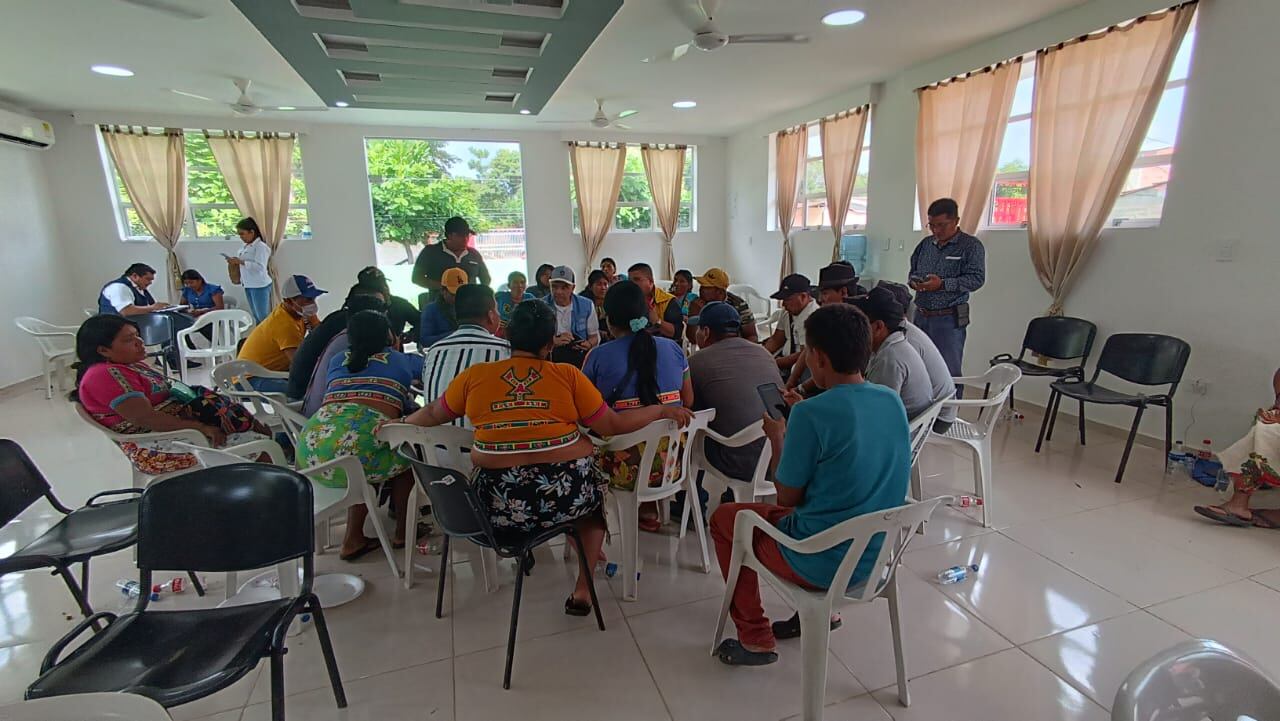 Comunidad indígena y campesina. Foto: Cortesía a Wilson Alvarado.