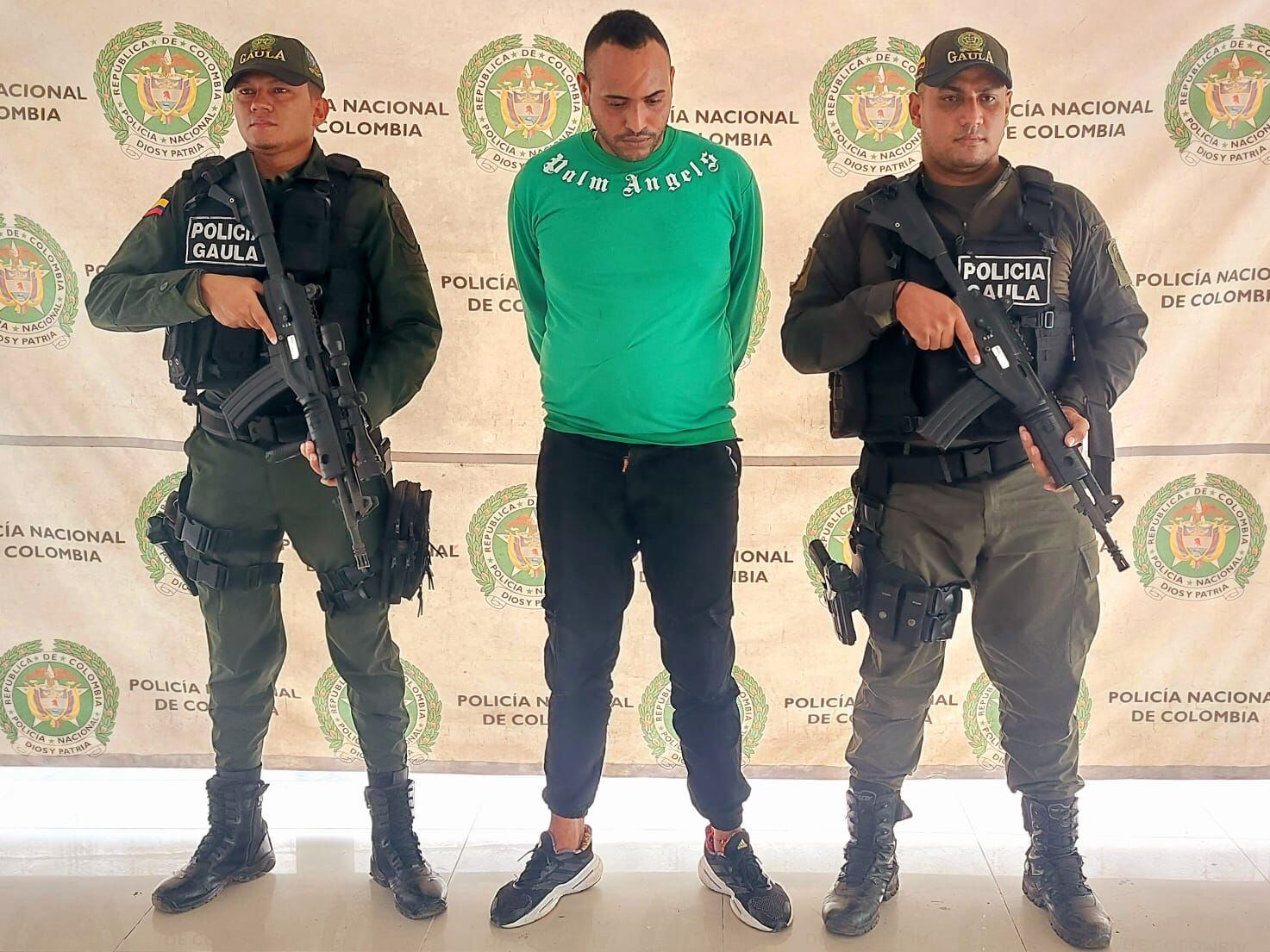 Capturan a alias Luchón. Foto: Policía Nacional.
