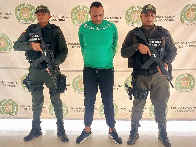 Capturan a alias Luchón. Foto: Policía Nacional.