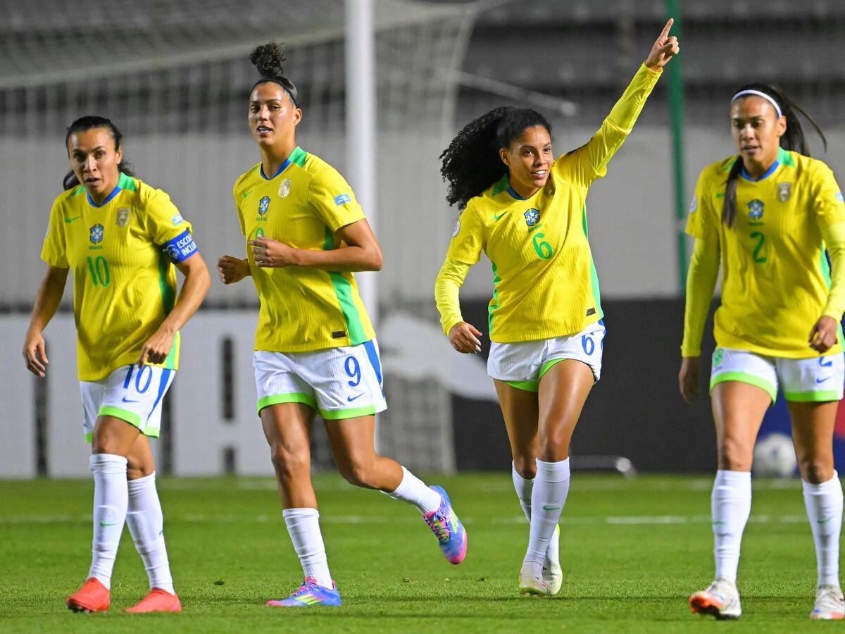 Brasil goleó 4-1 a Paraguay y se clasificó para las semifinales de la Copa América Femenina