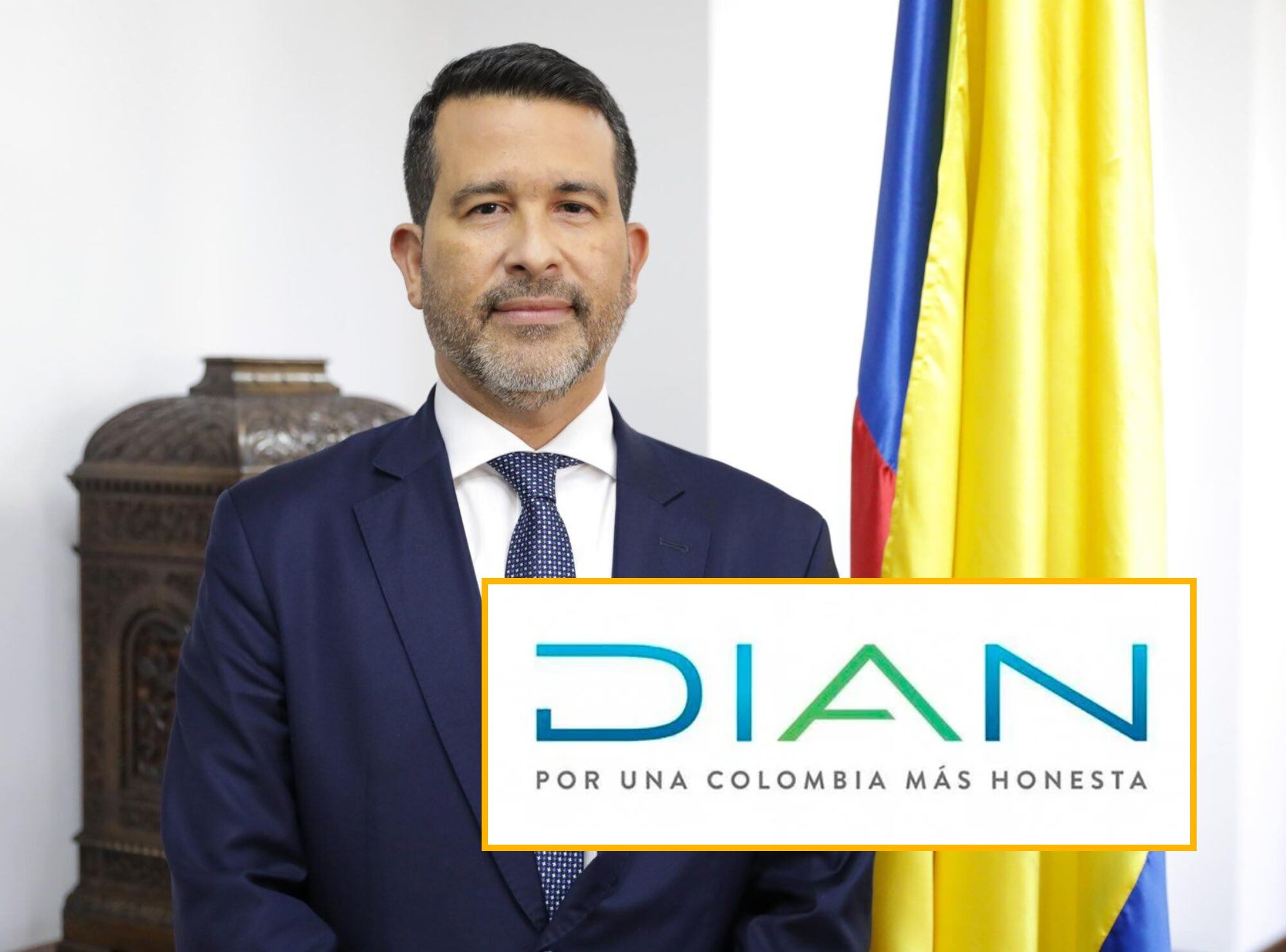 Luis Eduardo Llinás Chica, director de la DIAN | Foto: Cortesía