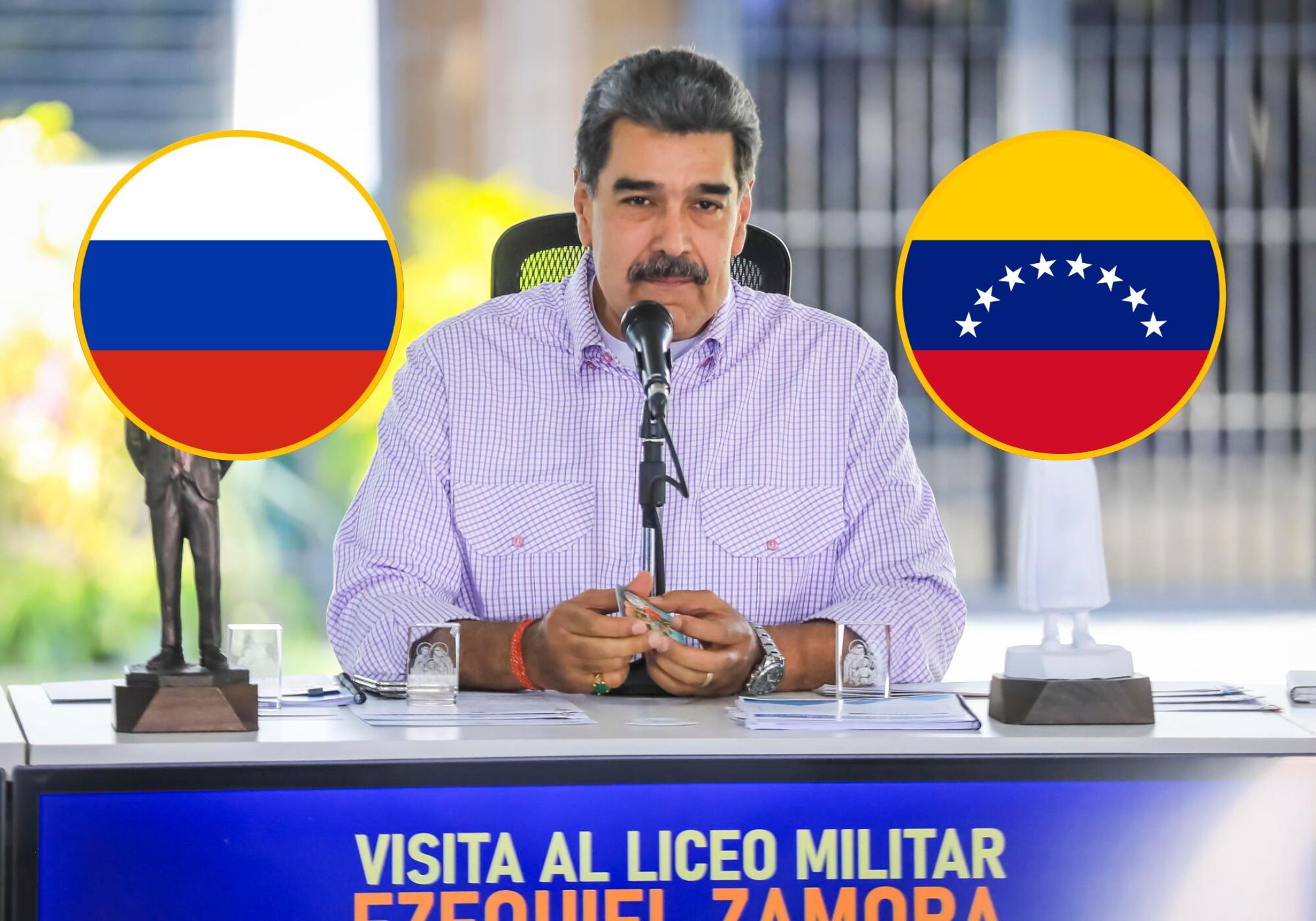 Nicolás Maduro aseguró que Rusia y Venezuela están, “en la práctica, más unidos que nunca”. Foto: EFE.