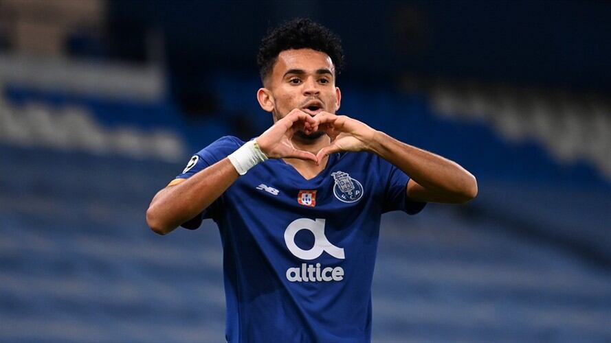 Golazo de Luis Díaz ante el Manchester City en Champions. Foto: Getty
