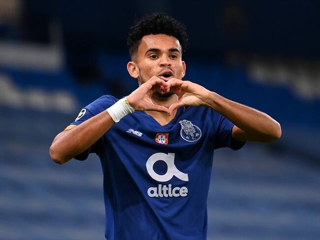 Golazo de Luis Díaz ante el Manchester City en Champions. Foto: Getty