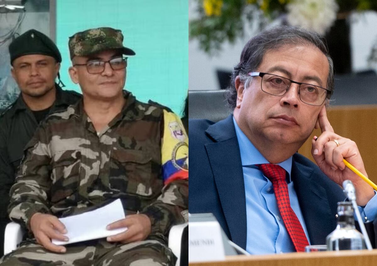 Iván Mordisco y Gustavo Petro | Fotos: Colprensa