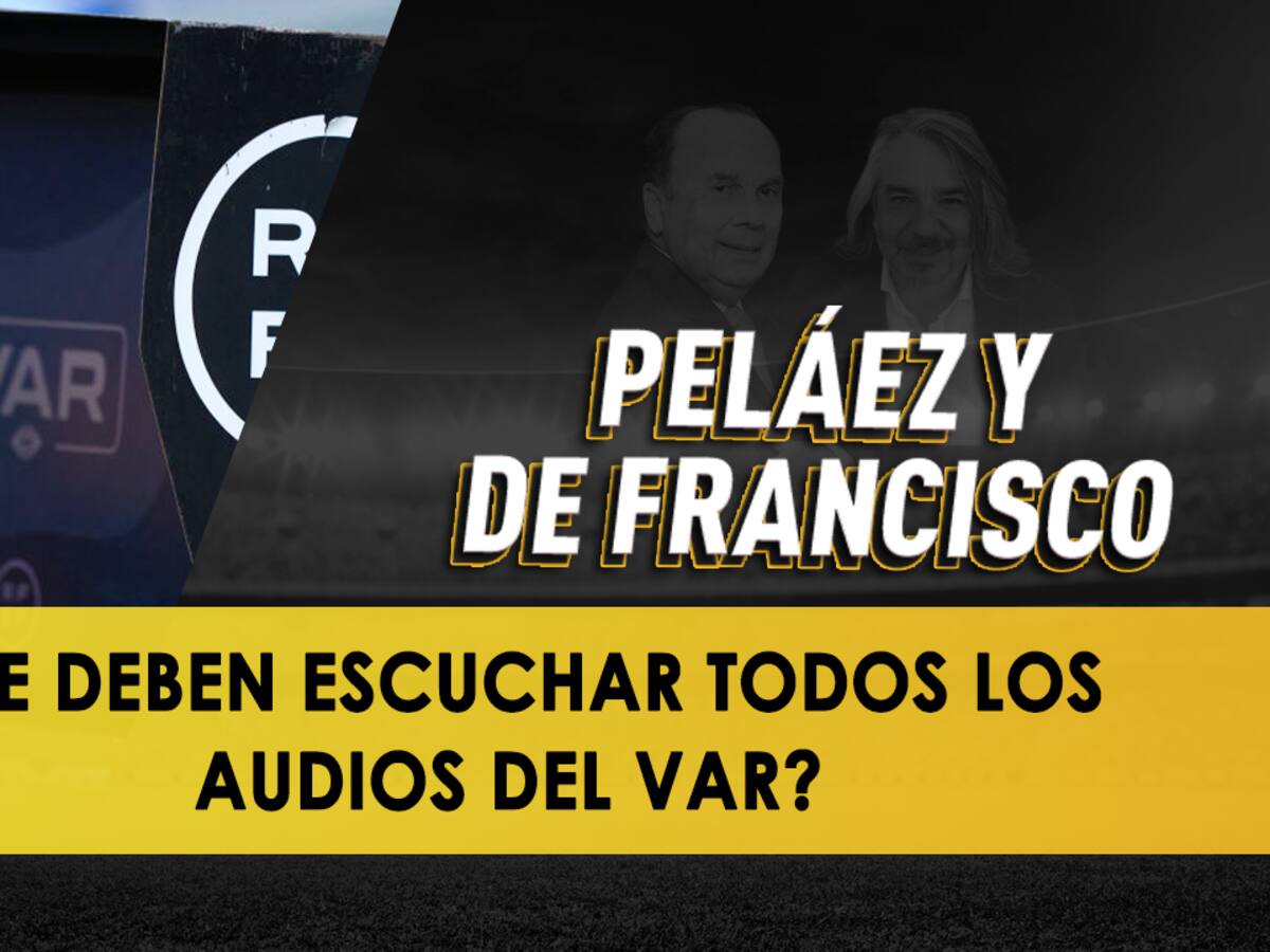 Escuche aquí el audio completo de Peláez y De Francisco de este 1 de diciembre