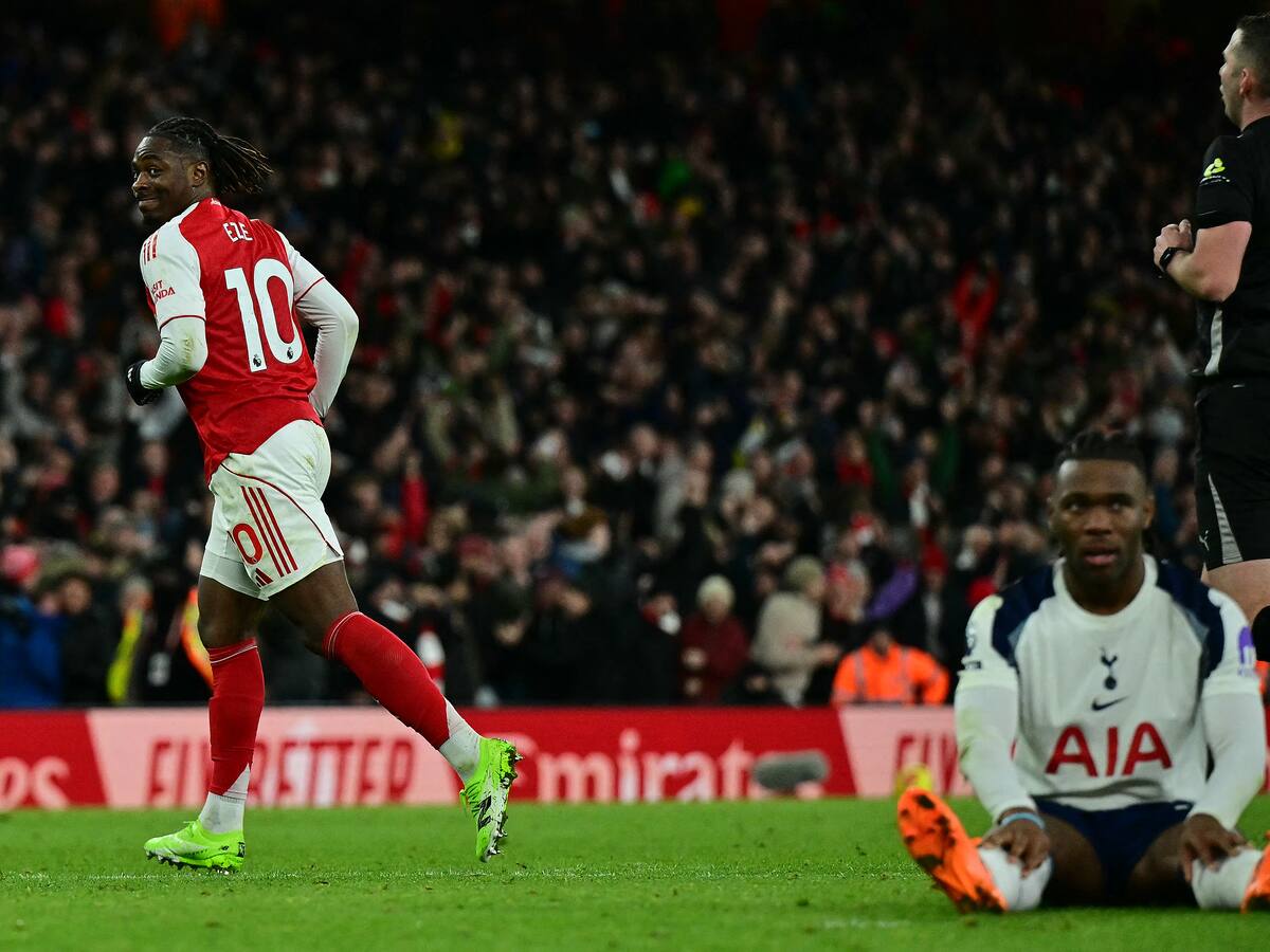 Arsenal goleó 4-1 al Tottenham y se quedó con el derbi del norte de Londres
