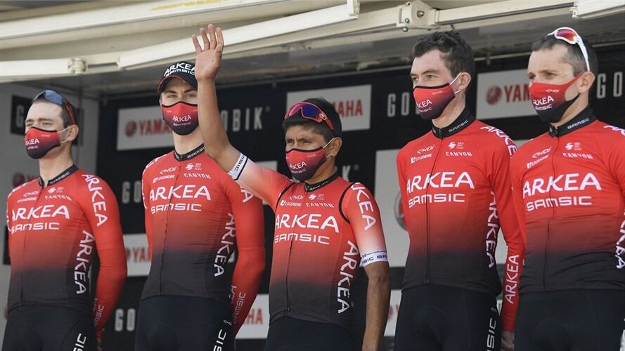 Ovación a Nairo Quintana tras la Vuelta a Cataluña. Foto: JOSEP LAGO/AFP via Getty Images