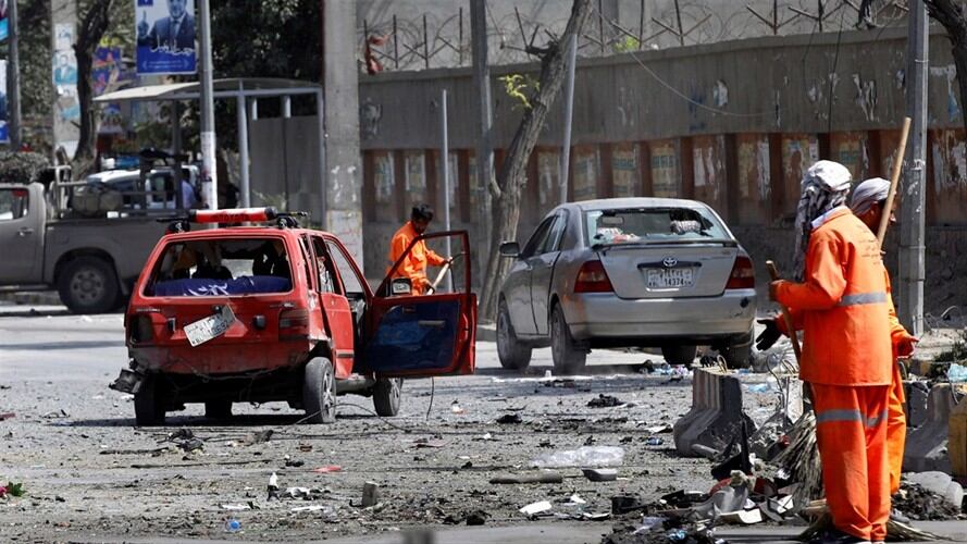 Atentado en Kabul. Foto: Agencia EFE