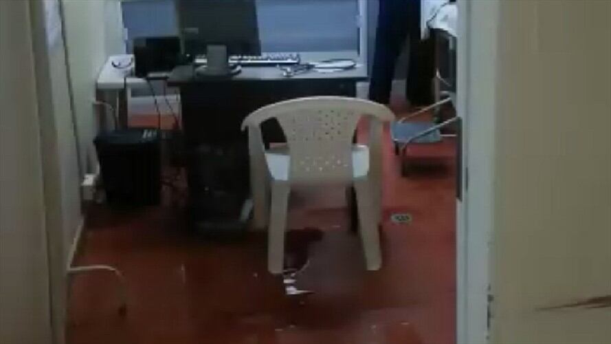 El doctor que ha hecho las denuncias públicas recibió amenazas de muerte por anónimos.. Foto: Suministrada del video.