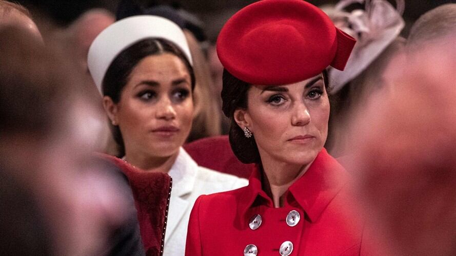 Meghan Markle y Kate Middleton. Foto: Getty Images