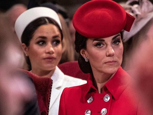 Meghan Markle y Kate Middleton. Foto: Getty Images